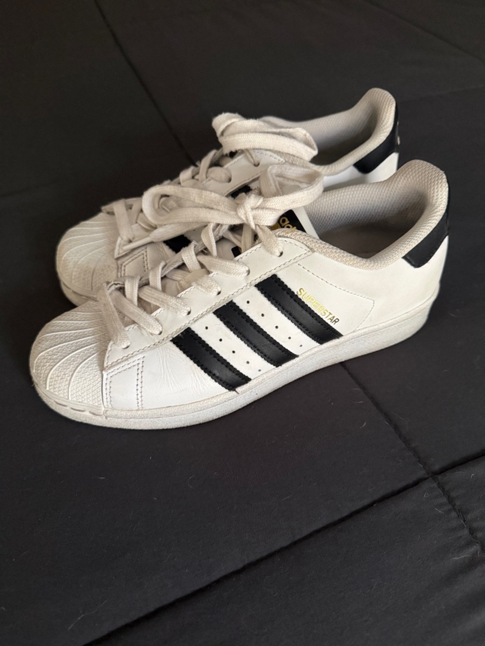 adidas Superstar Sneakers - White & Black